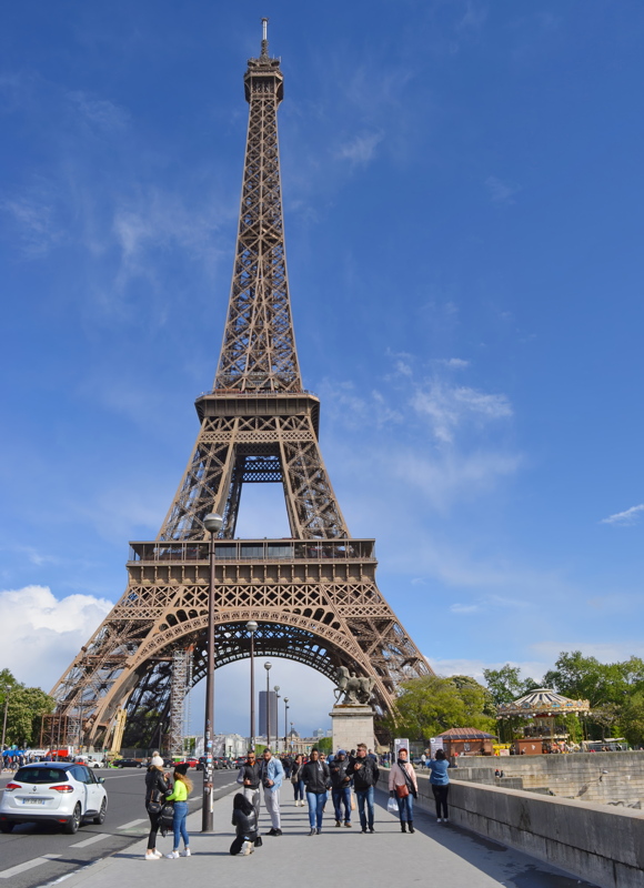 2 - The iconic Eiffel Tower in Paris, France